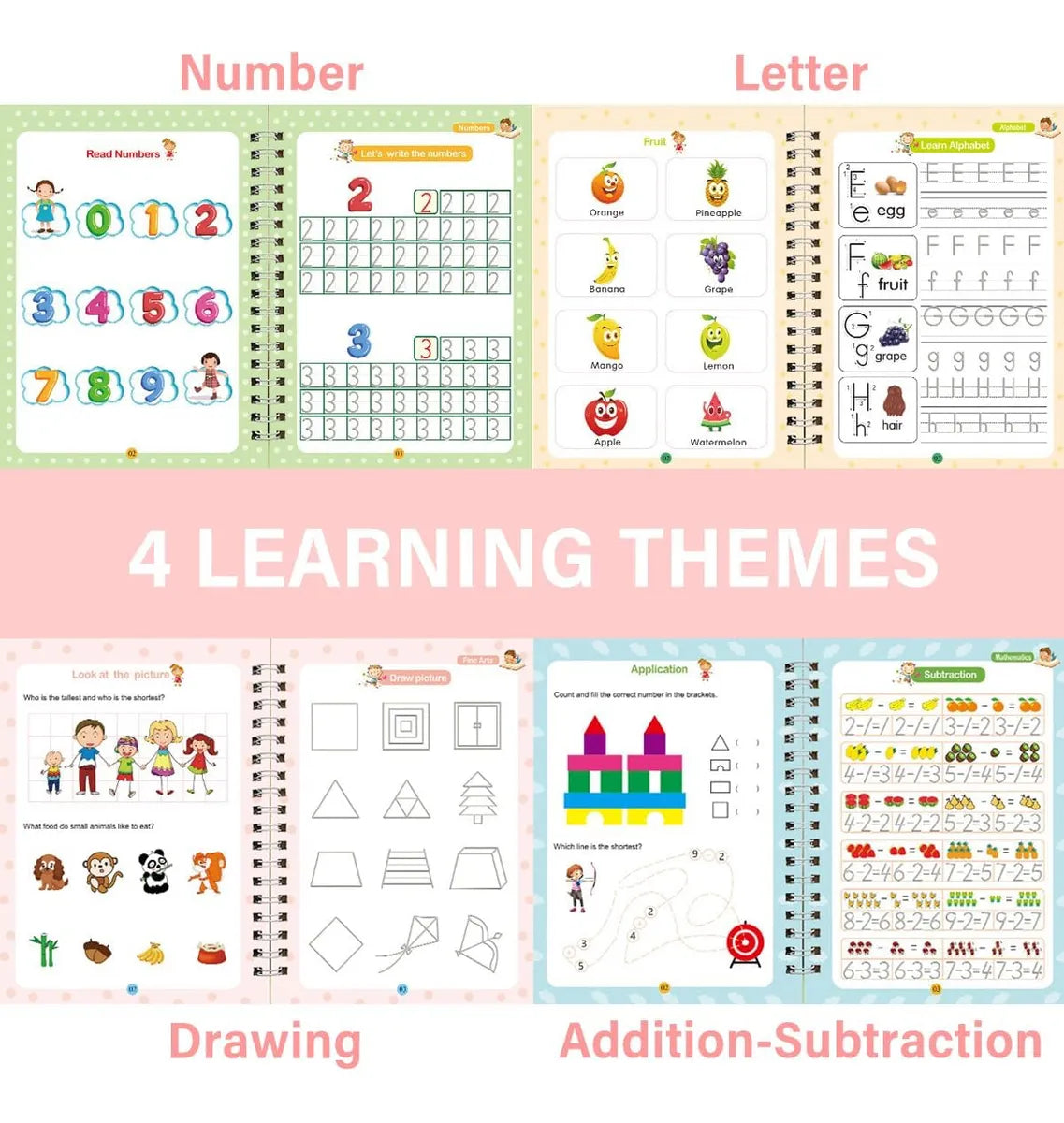 Nourivè Writing Practice Books